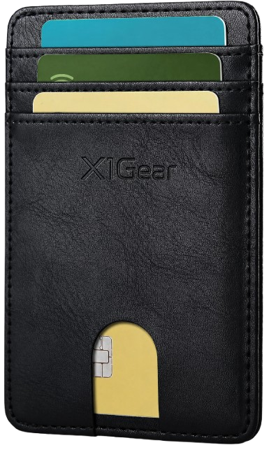 Mens Slim Wallet |  Minimalist RFID